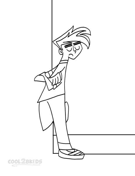 danny phantom printable coloring pages - photo #30