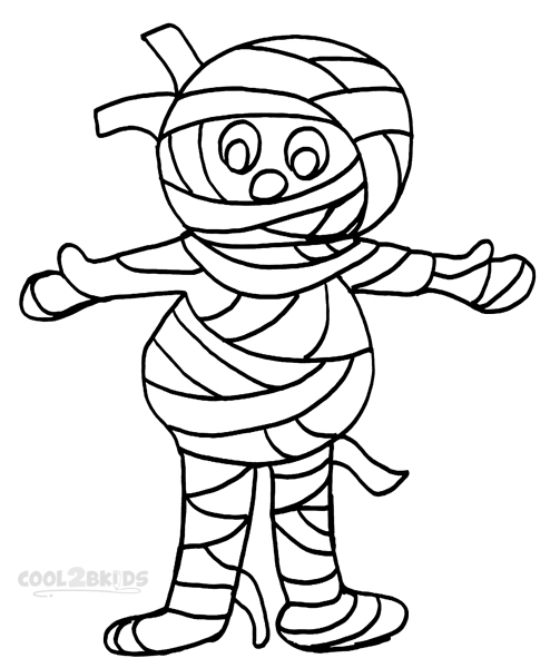 Printable Mummy Coloring Pages For Kids | Cool2bKids