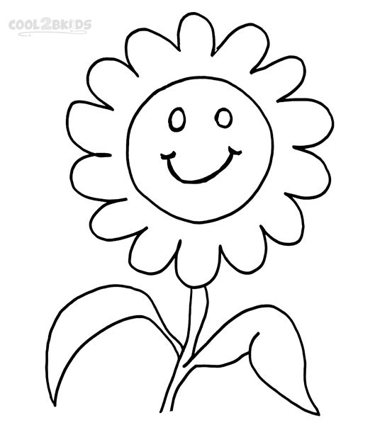 a happy face coloring pages - photo #24