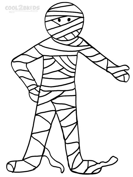 Printable Mummy Coloring Pages For Kids | Cool2bKids