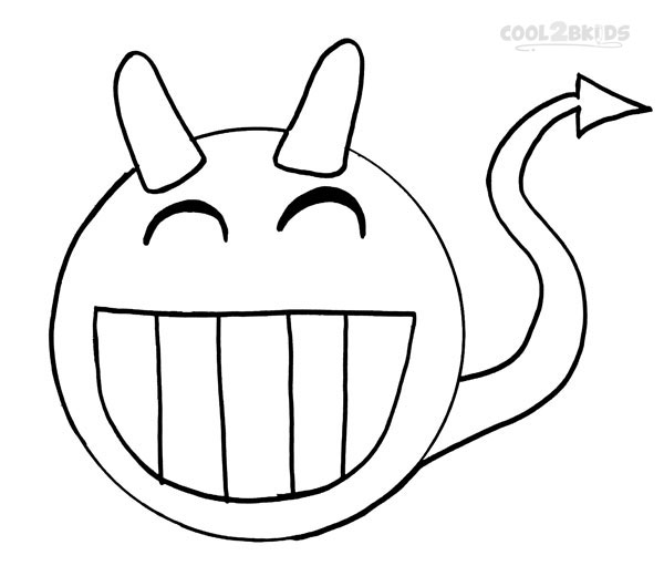 a happy face coloring pages - photo #44