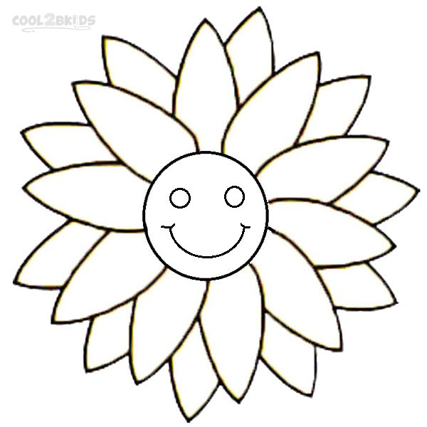 a happy face coloring pages - photo #40