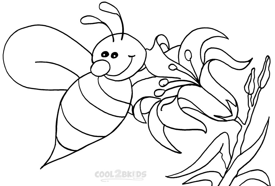 Printable Bumble Bee Coloring Pages For Kids | Cool2bKids