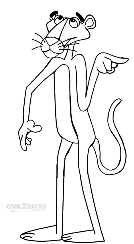 Printable Pink Panther Coloring Pages For Kids Cool2bKids