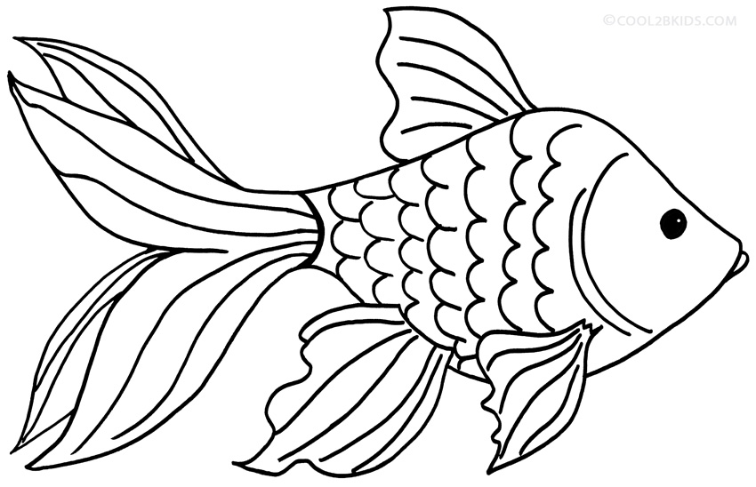 Printable Goldfish Coloring Pages For Kids | Cool2bKids