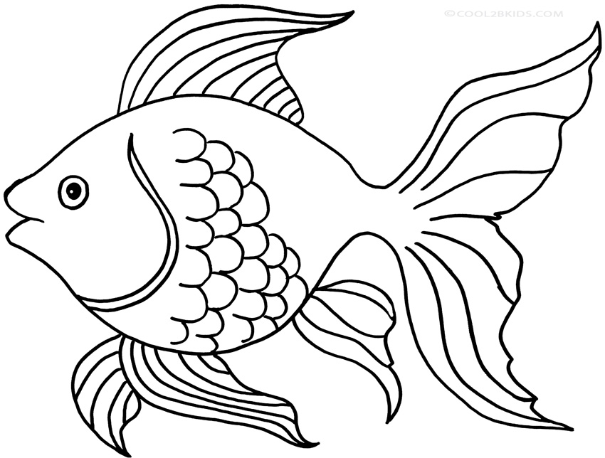 Printable Goldfish Coloring Pages For Kids Cool2bKids