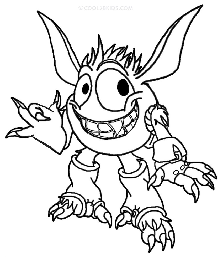 Printable Skylander Giants Coloring Pages