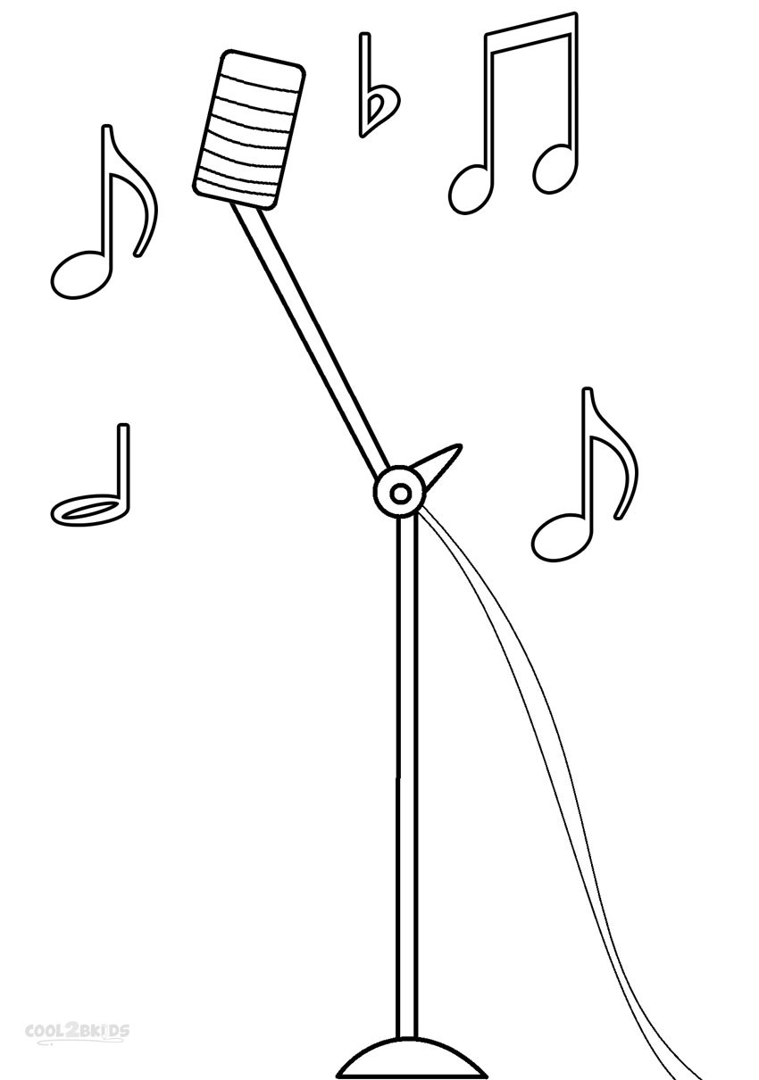 Printable Music Note Coloring Pages For Kids | Cool2bKids