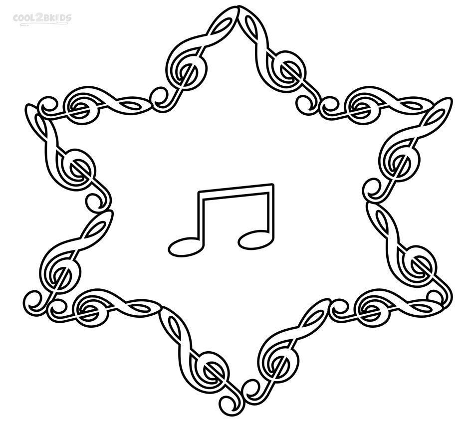 Musical Notes Coloring Pages Bubble Coloring Pages