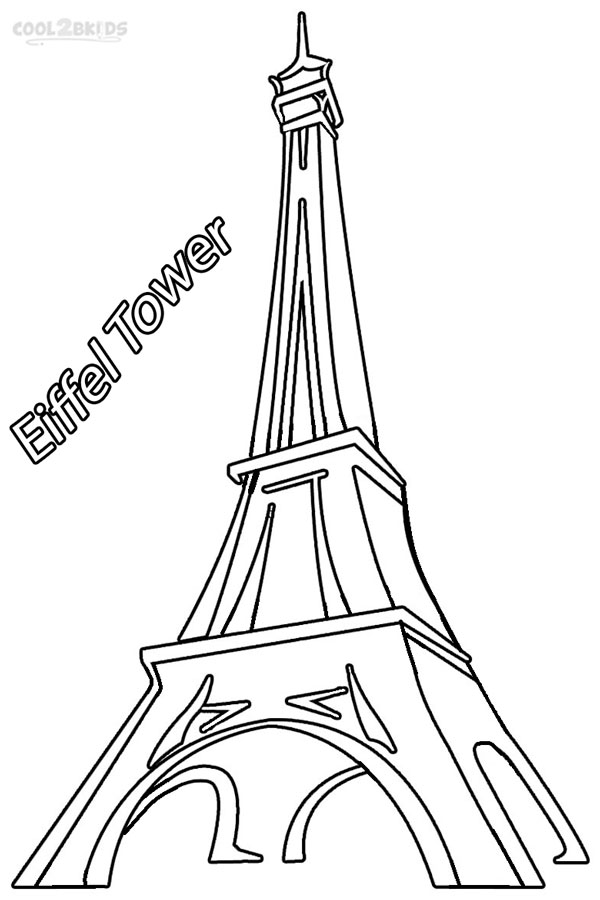 Printable Eiffel Tower Coloring Pages For Kids Cool2bKids