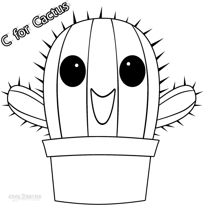 cactus coloring pages - photo #5