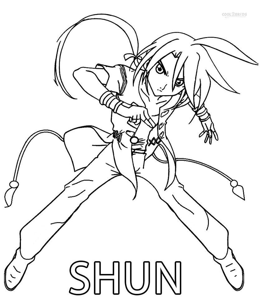 Bakugan New Vestroia Coloring Pages Coloring Pages