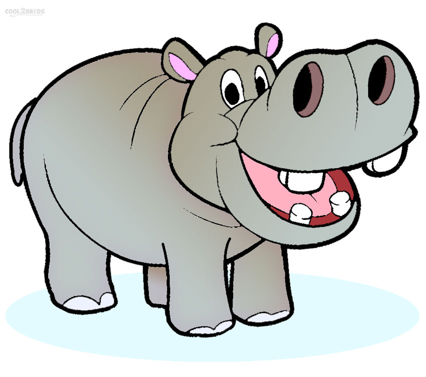 baby hippo clipart - photo #19