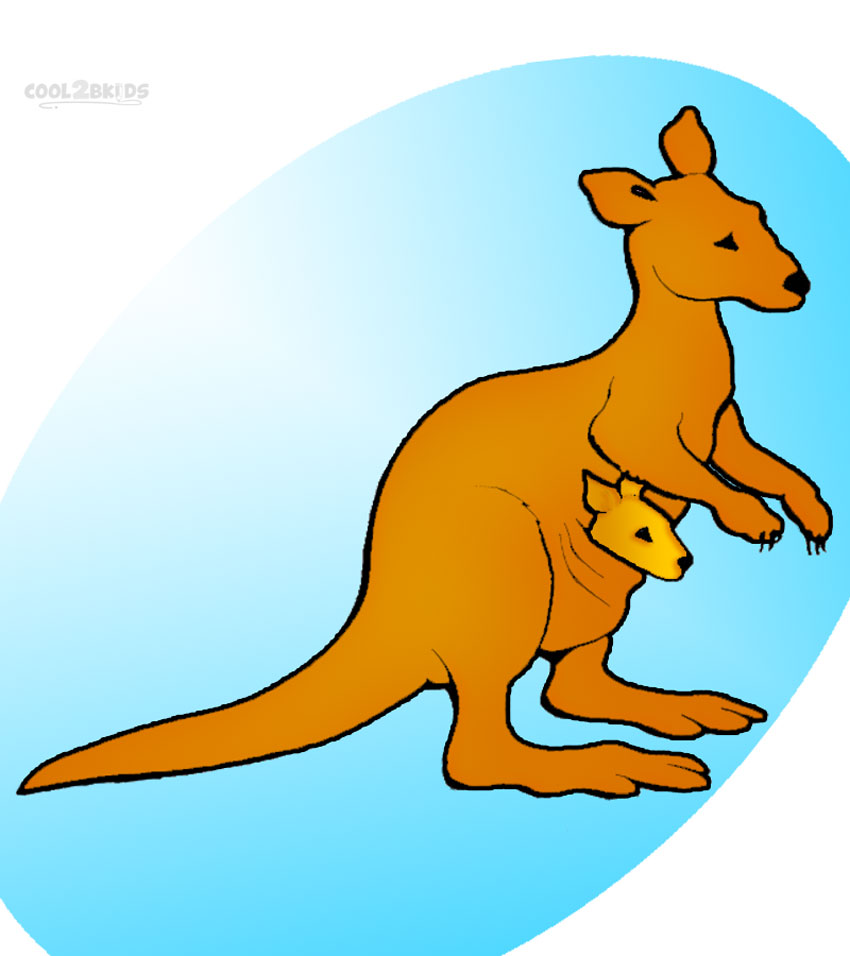 clipart picture of a kangaroo - photo #31
