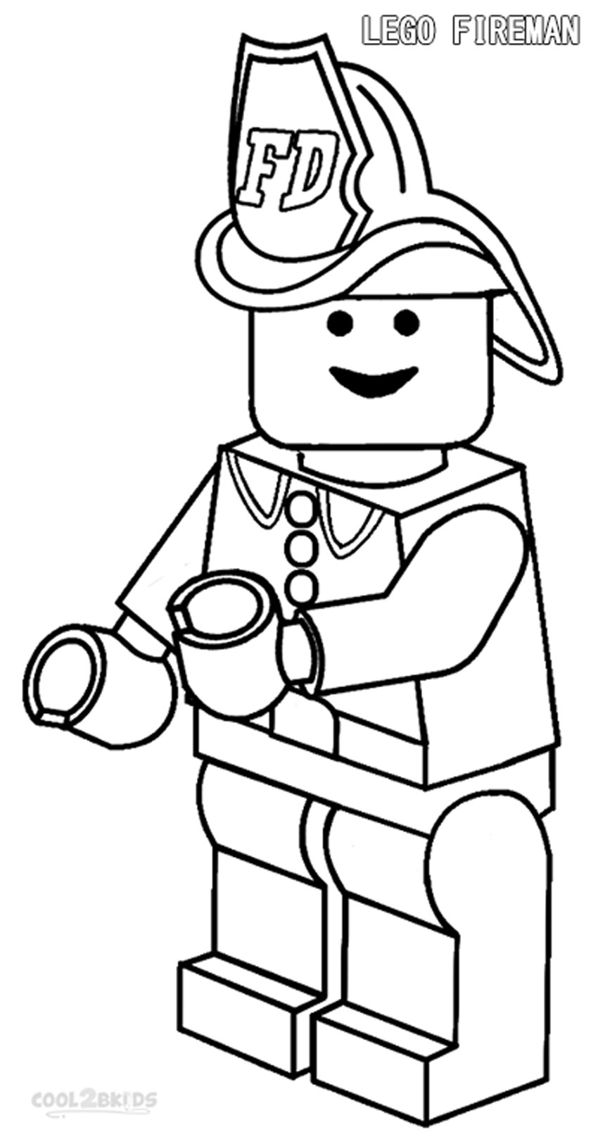 fireman coloring book pages - photo #15
