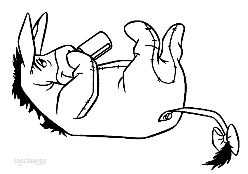 baby eeyore coloring pages - photo #36