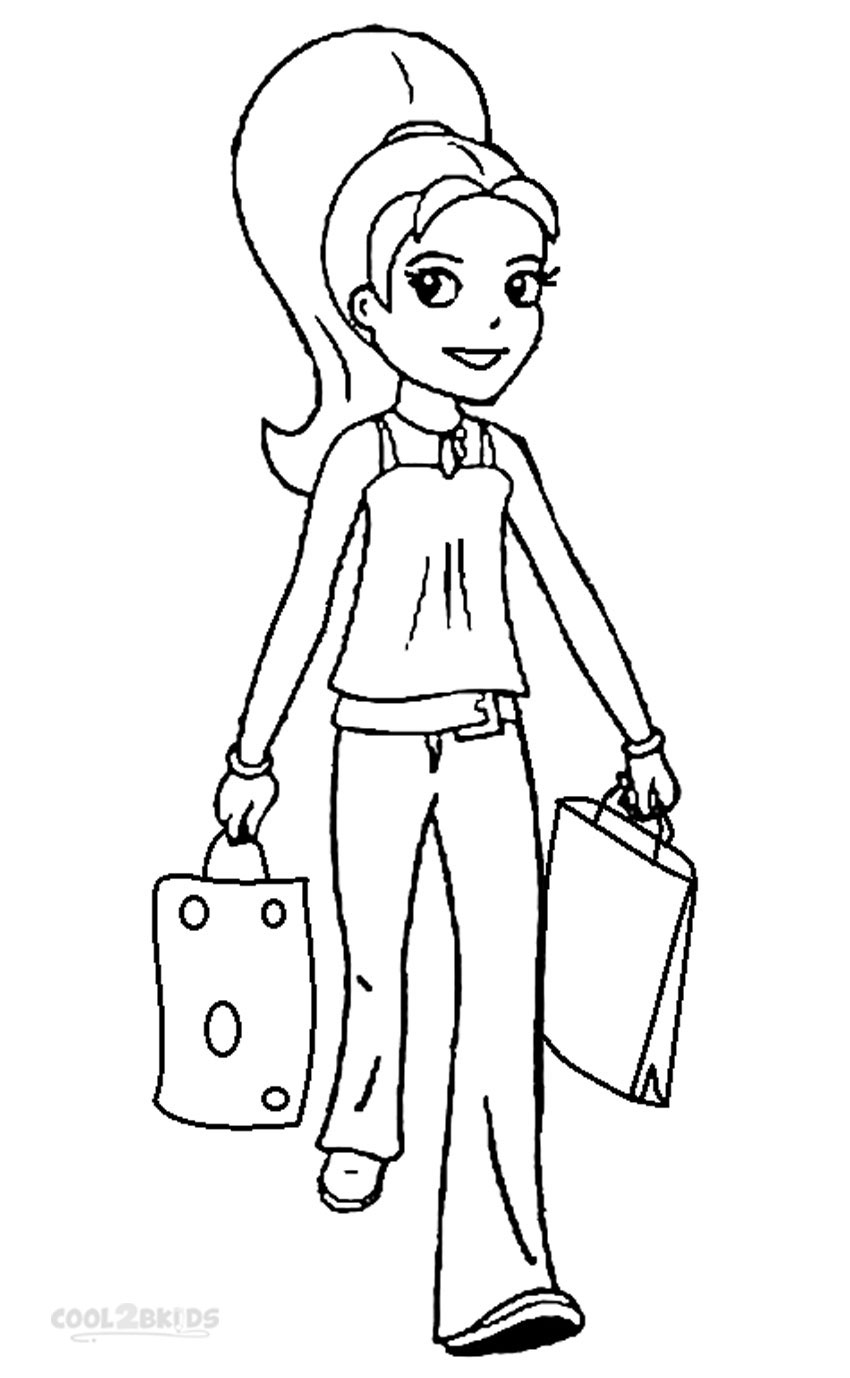 Printable Polly Pocket Coloring Pages For Kids | Cool2bKids