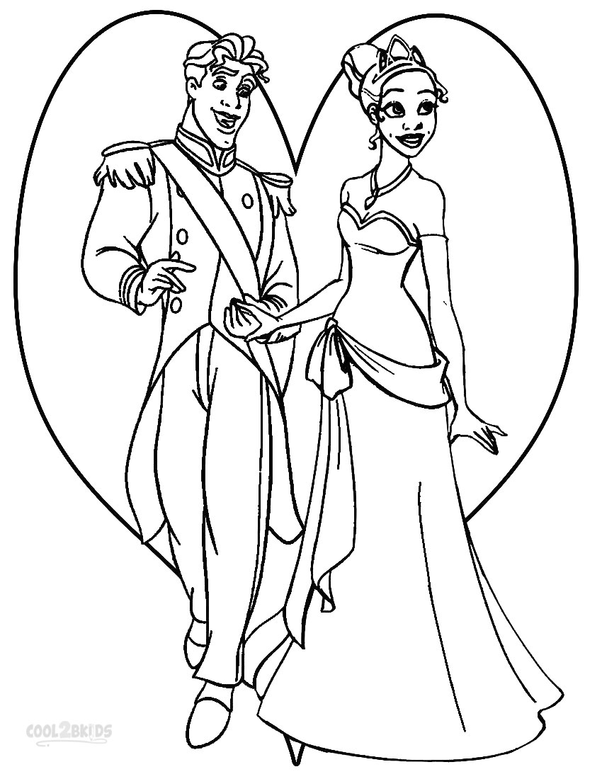 Printable Princess Tiana Coloring Pages For Kids | Cool2bKids