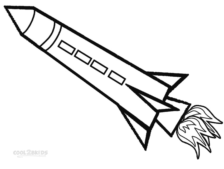 Printable Rocket Ship Coloring Pages For Kids | Cool2bKids