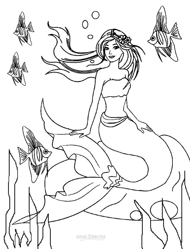 Printable Barbie Princess Coloring Pages For Kids | Cool2bKids