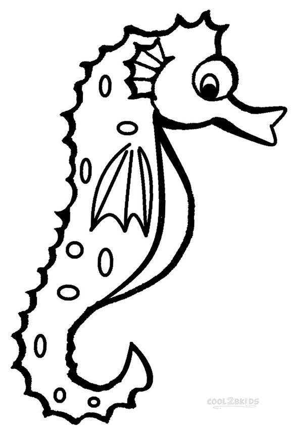 Printable Seahorse Coloring Pages For Kids | Cool2bKids