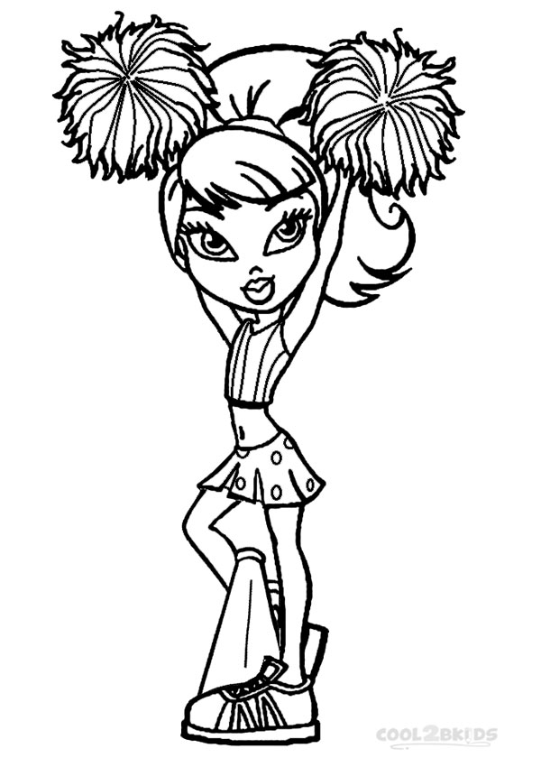 Printable Cheerleading Coloring Pages For Kids | Cool2bKids