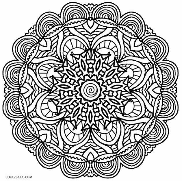 kaleidoscope activity coloring pages - photo #5