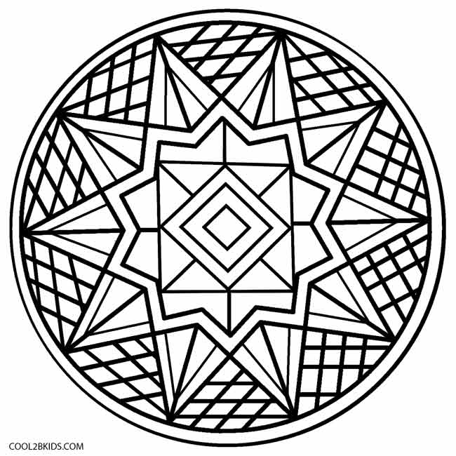 kaleidascope coloring pages - photo #3