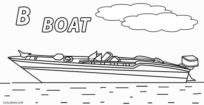 race boat coloring pages - photo #9