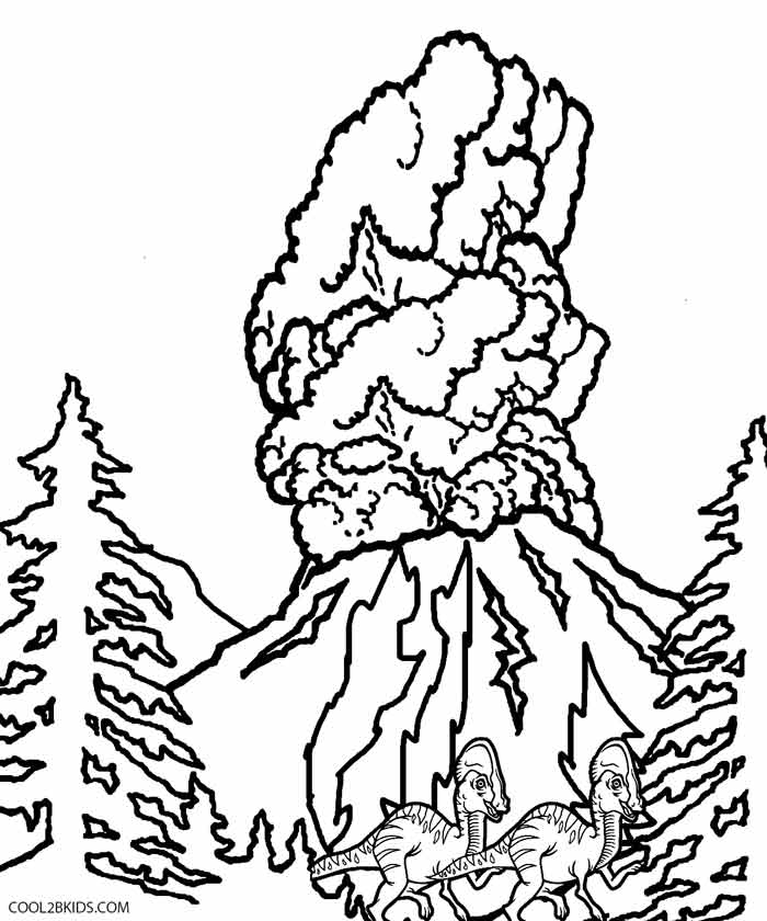 Printable Volcano Coloring Pages For Kids   Cool2bKids