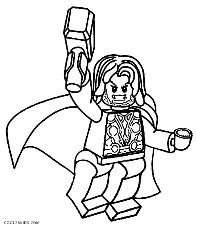 Printable Thor Coloring Pages For Kids | Cool2bKids