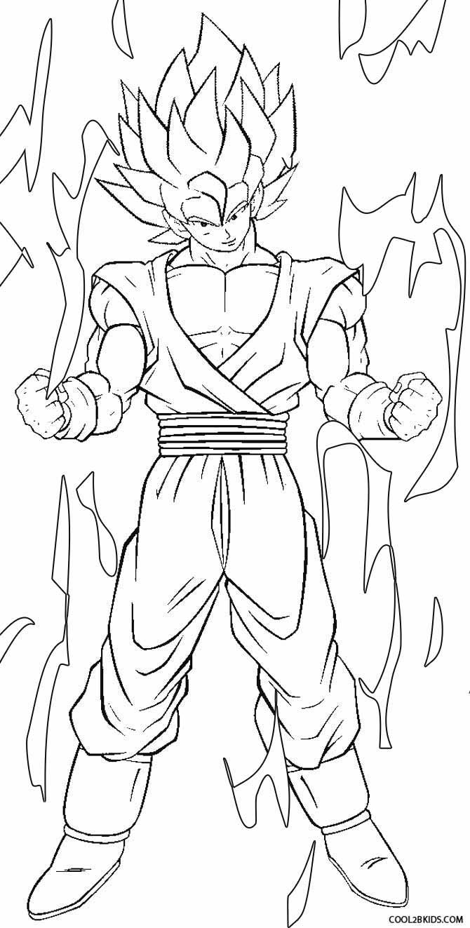 Printable Goku Coloring Pages For Kids | Cool2bKids