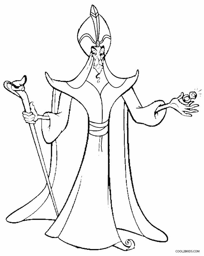 jafar coloring pages - photo #2