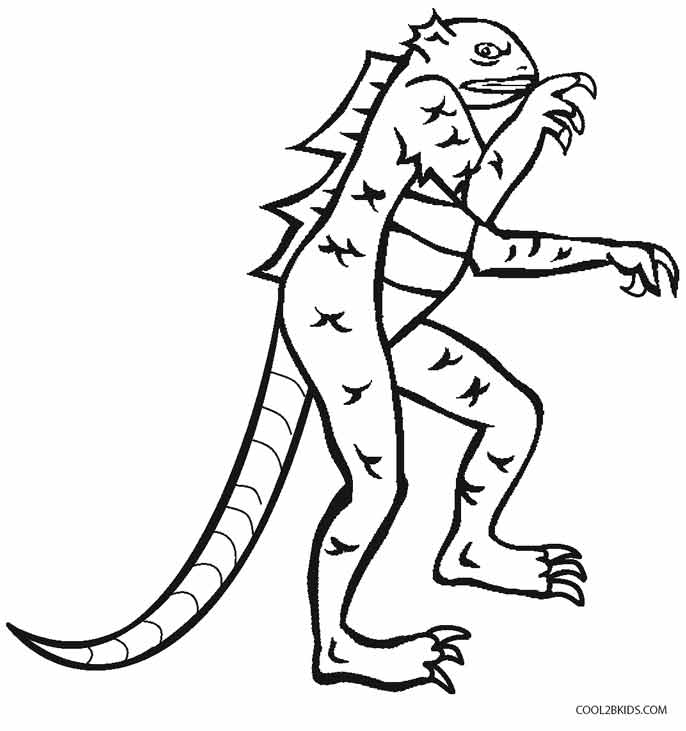 Printable Lizard Coloring Pages For Kids | Cool2bKids