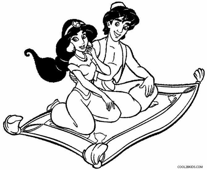 jasmine coloring pages to print - photo #33