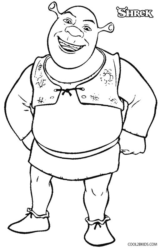 Printable Shrek Coloring Pages For Kids Cool2bKids