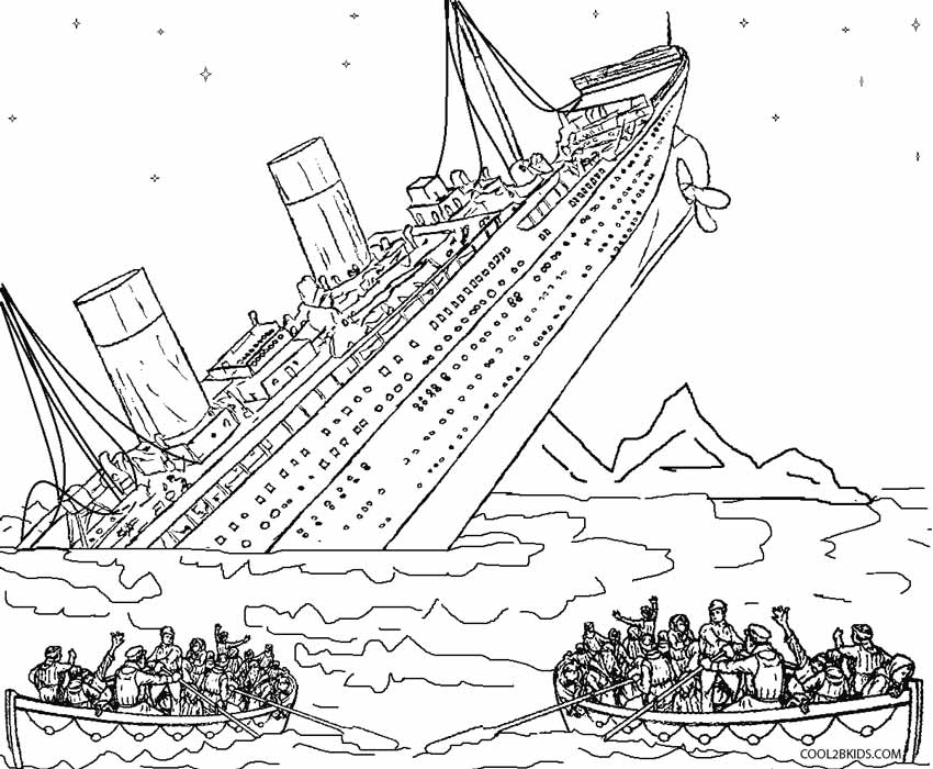 Printable Titanic Coloring Pages For Kids | Cool2bKids