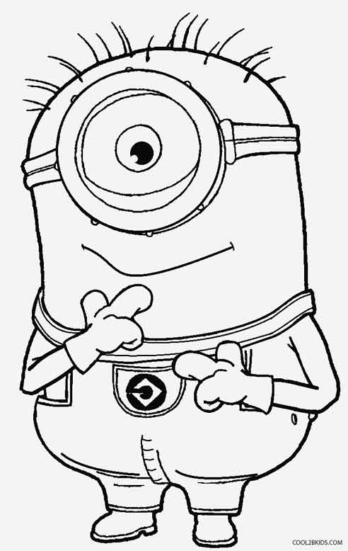 images of coloring pages minions despicable me - photo #4