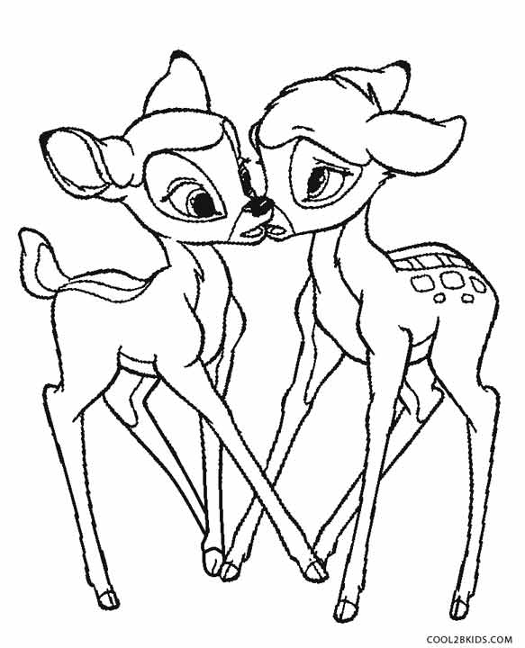 Printable Bambi Coloring Pages For Kids | Cool2bKids