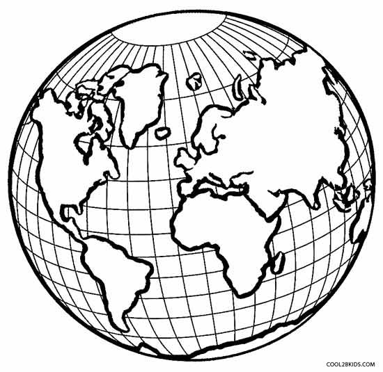 earth coloring pages free - photo #41