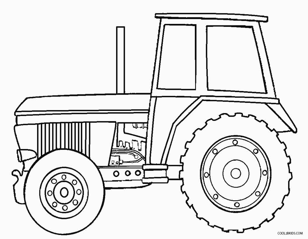 John Deere Tractor Coloring Pages