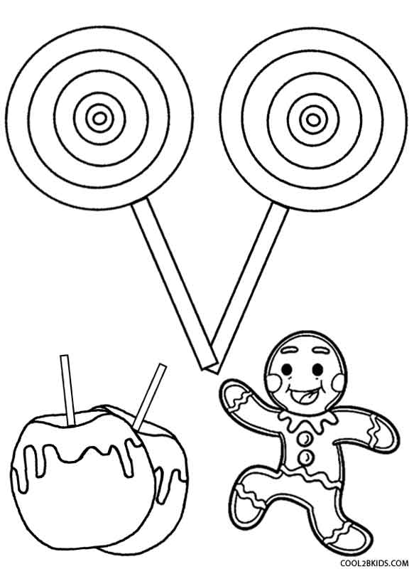 Printable Candy Coloring Pages For Kids | Cool2bKids