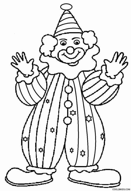 Printable Clown Coloring Pages For Kids Cool2bKids