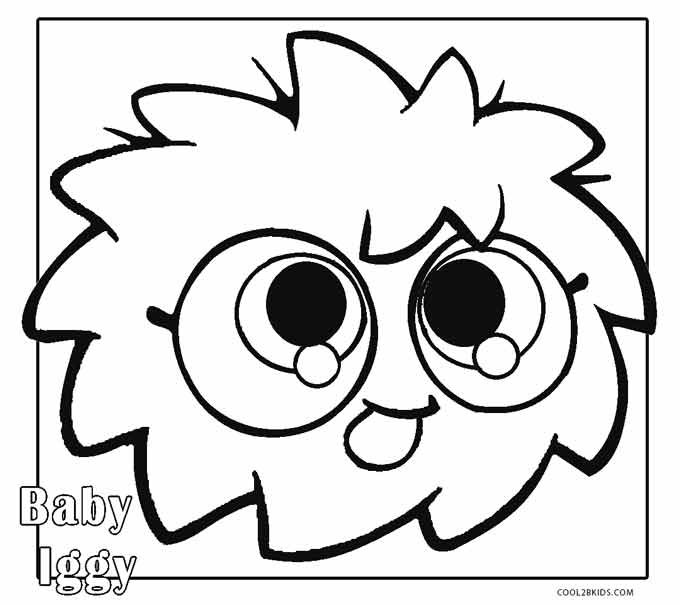 oddie moshi monsters coloring pages - photo #10