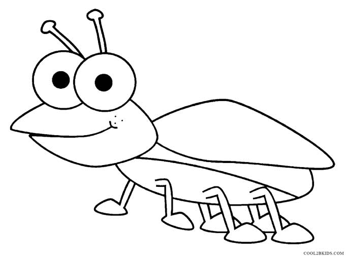 garden bugs coloring pages - photo #12