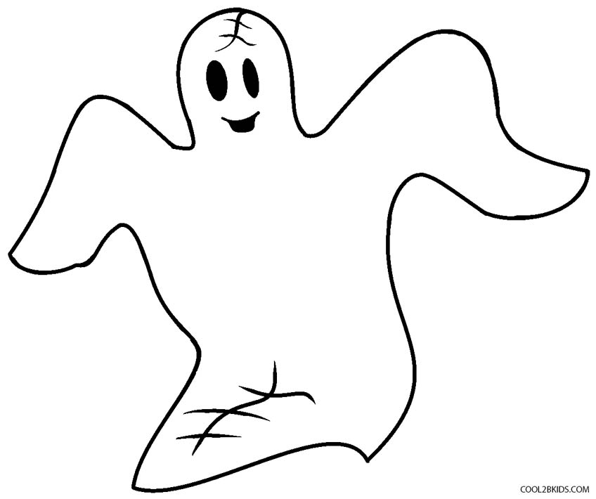 Printable Ghost Coloring Pages For Kids | Cool2bKids