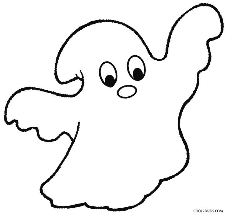 Printable Ghost Coloring Pages For Kids | Cool2bKids