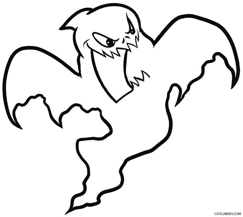 Printable Ghost Coloring Pages For Kids Cool2bKids