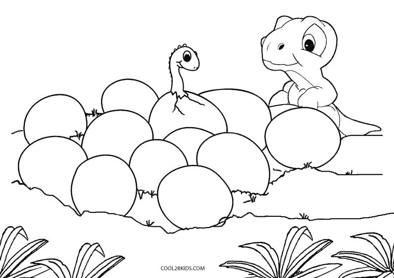baby dinosaur coloring pages - photo #17