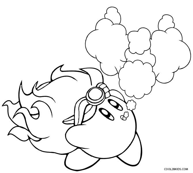 ice kirby coloring pages - photo #10